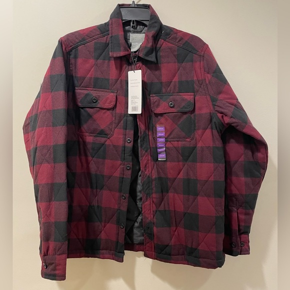 Men’s Quilted Flannel Jacket - Picture 2 of 9